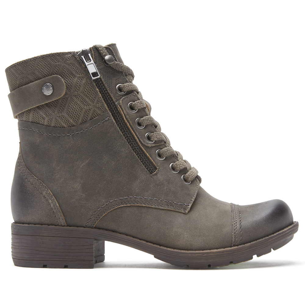 Rockport Womens Boots Grey - Cobb Hill Alessia Bethany 2 - UK 457-XCKDSM